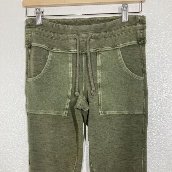 FP Movement Kyoto Pants Womens Small Joggers Drawstring Patch Green - Picture 5 of 14